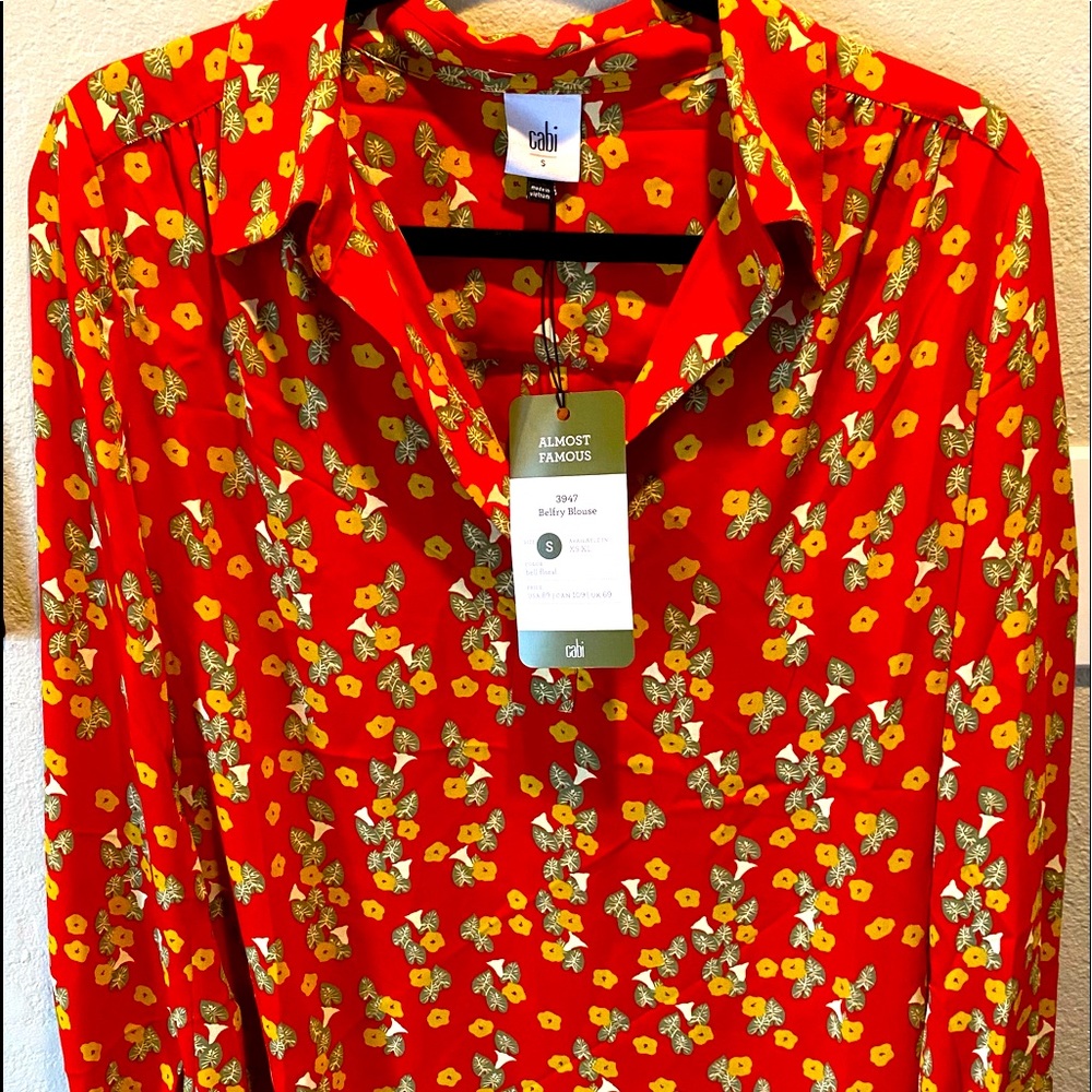 Cabi , Almost Famous Collection Belfry Blouse